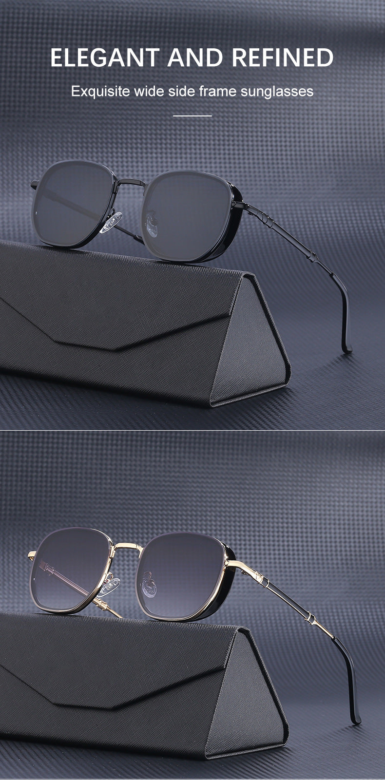 Vintage Steampunk Sunglasses for Men Small Square Frame Sunglasses Trendy Sunglasses Wholesale Driving Glasses shades - 图片 4