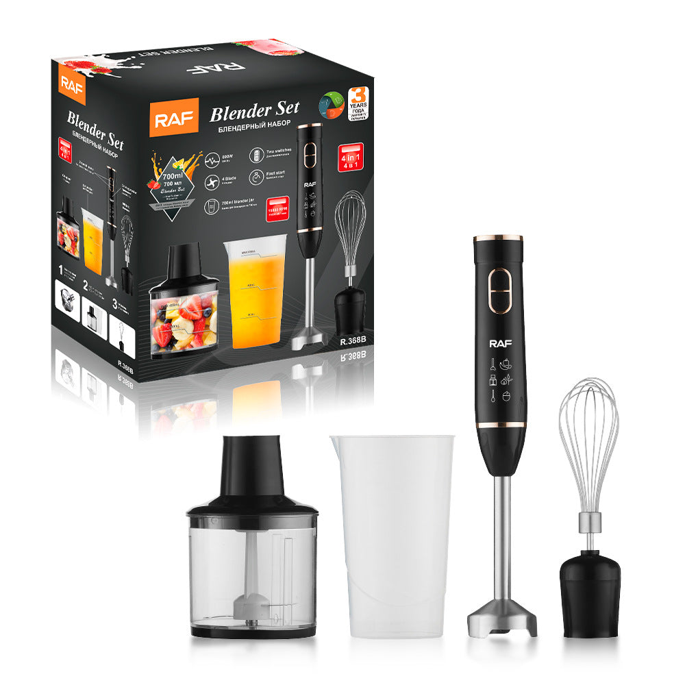 RAF EU Standard Handheld Cooking Stick Blender Multi-Functional Household Food Processor 4-in-1 Baby Food Baking - 图片 4