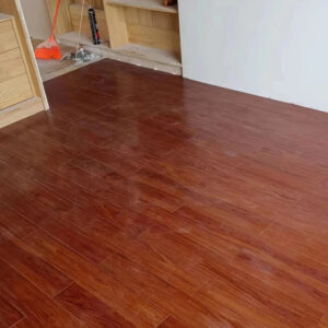 Customizable 18mm Three-Layer UV-Finished Engineered Padauk Wood Flooring High-End Residential Commercial Living Room Park