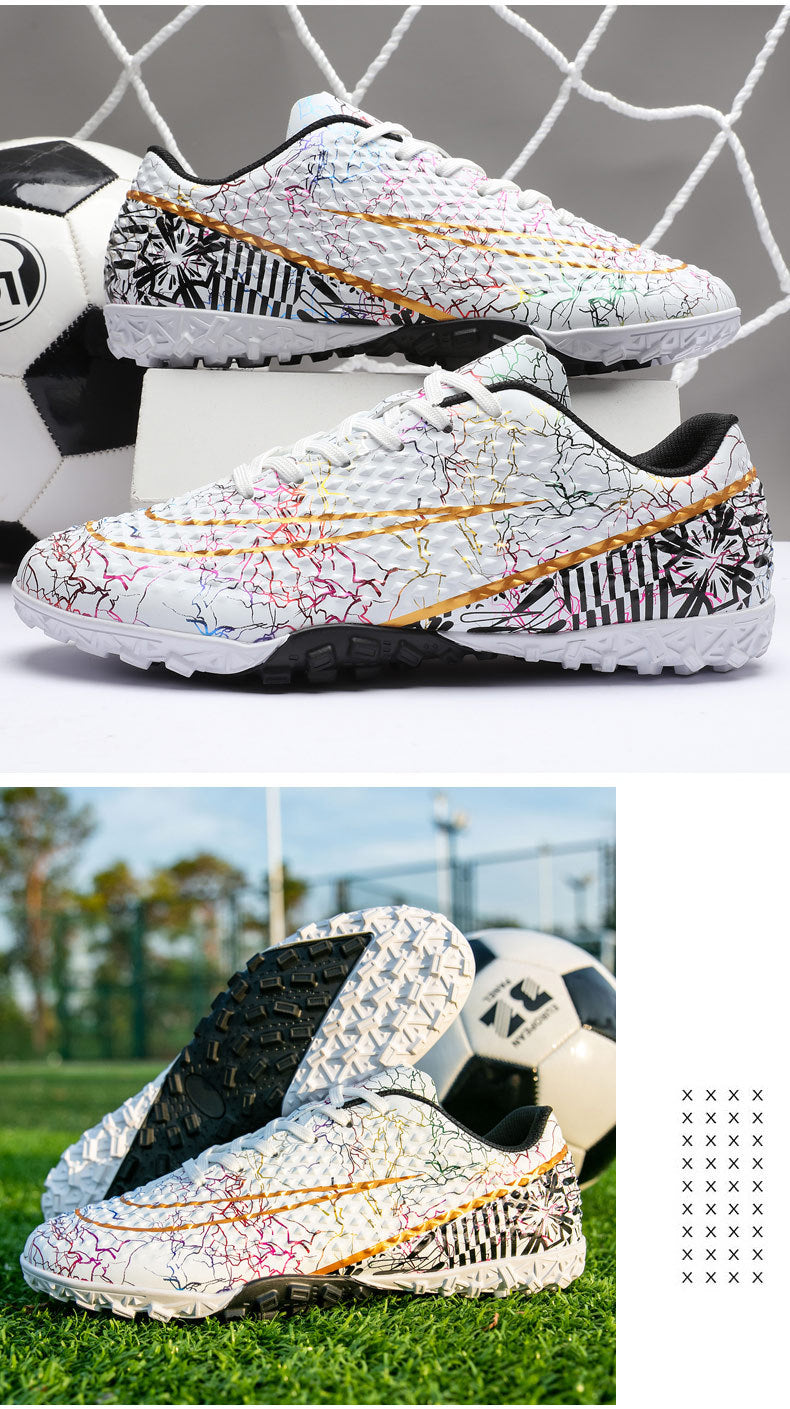 New professional football shoes for men and women AG Spike TF Broken Nail Youth Student Grassland Competition Training Shoes - 图片 55