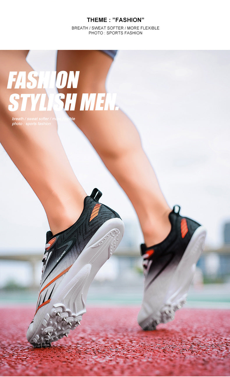 8Mesh Surface Sprint Shoes Track and Field Triple Jump Competition Training Shoes Unisex Sports Shoes for Middle School Entrance Exam All-around Sports Shoes - 图片 31