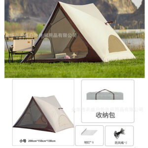 Beach Tent Portable Outdoor Camping Triangle Tent Automatic Quick Open Beach Tent Sun Protection Beach Tent