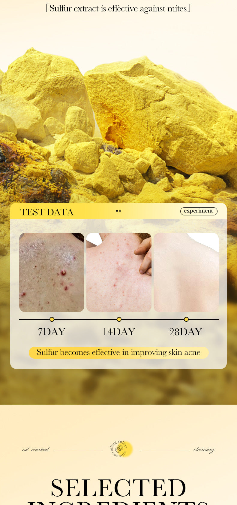 Sulfur Mite Removal Soap125gSADOER Universal Handmade Soap for Body Cleansing, Fragrant Soap, Cross-Border Wholesale - 图片 13