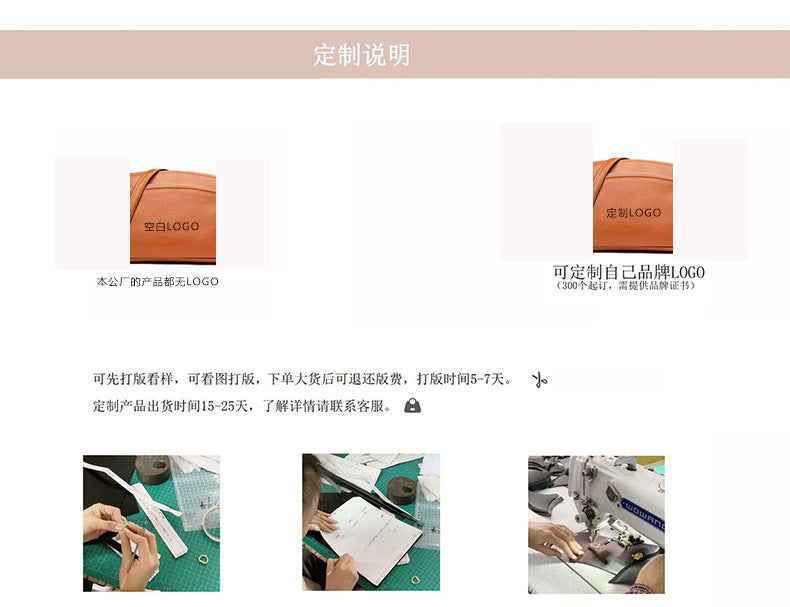 Guangzhou Shiling Genuine Leather Women's Bag for Middle-aged and Elderly Mothers, Multi-pocket Large Capacity Single Shoulder Crossbody Bag Trend - 图片 43