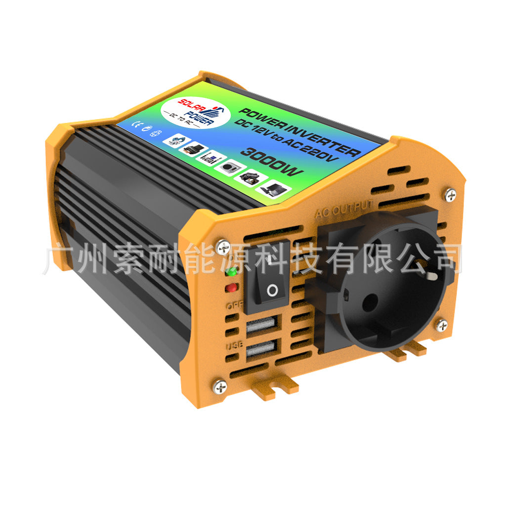 300W Vehicle Inverter12V Turn110V220V Double USB Platform car power inverter - 图片 8