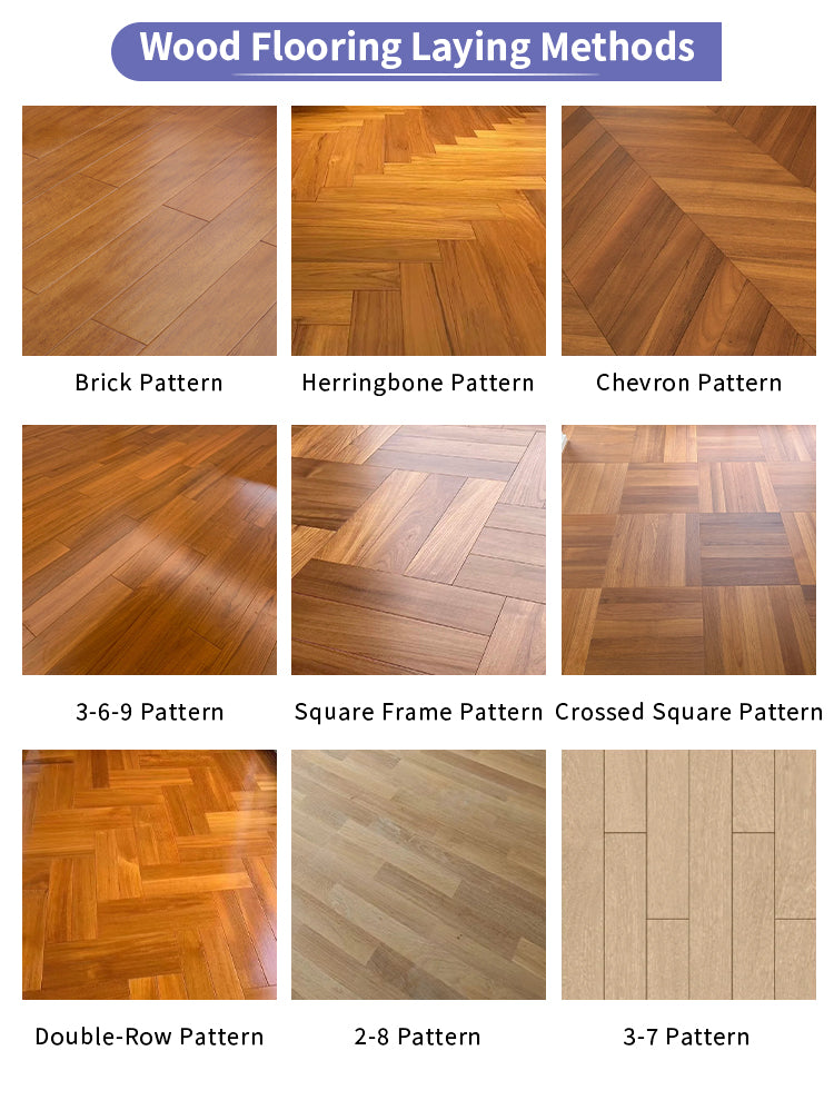 Custom Engineered Three-Layer Teak Wood Flooring Waterproof UV Finish Splash-Resistant Durable Elegant Design for Outdoor Park - 图片 19