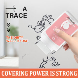 Tik Tok Same Style Small Roller Brush Paint Odorless Wall Repair Paste for Dirt and Graffiti, Latex Paint Repair