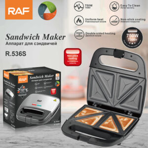 RAF European Standard Light Meal Sandwich Breakfast Maker Household Waffle Maker Toast Oven Small Muffin Maker R.536s