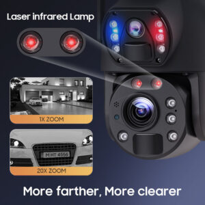 Factory Direct Sales Binoculars6MP Solar HD Outdoor Bullet Camera with Motion Detection202x Zoom Night Vision Camera
