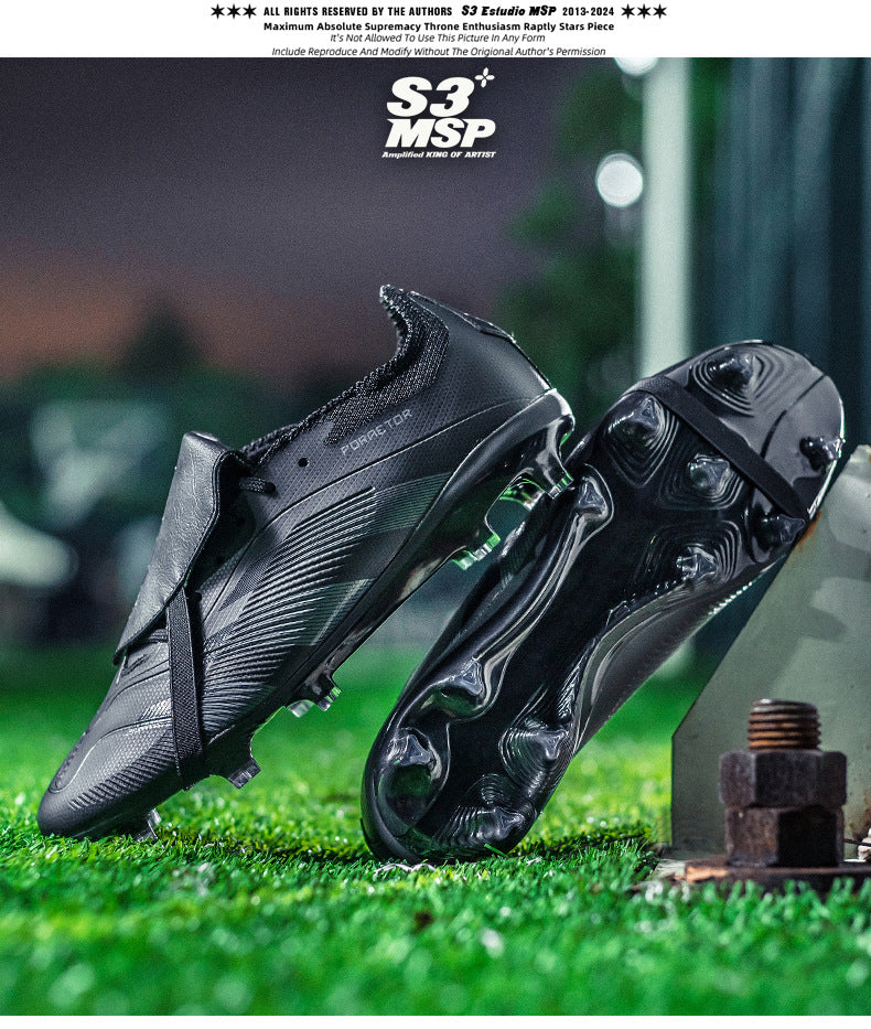 World Cup Football Shoes Men's New Style Grassland Competition AG Spike TF Broken Nails Adult Youth Student Sports Training - 图片 48