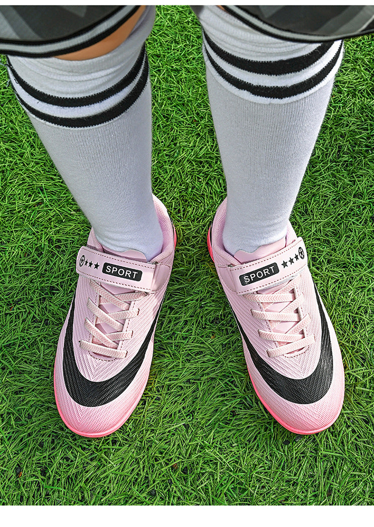 2025World Cup Children's Soccer Shoes Boys Youth Students Girls Spike Long Spike Competition Training Sports Shoes - 图片 28