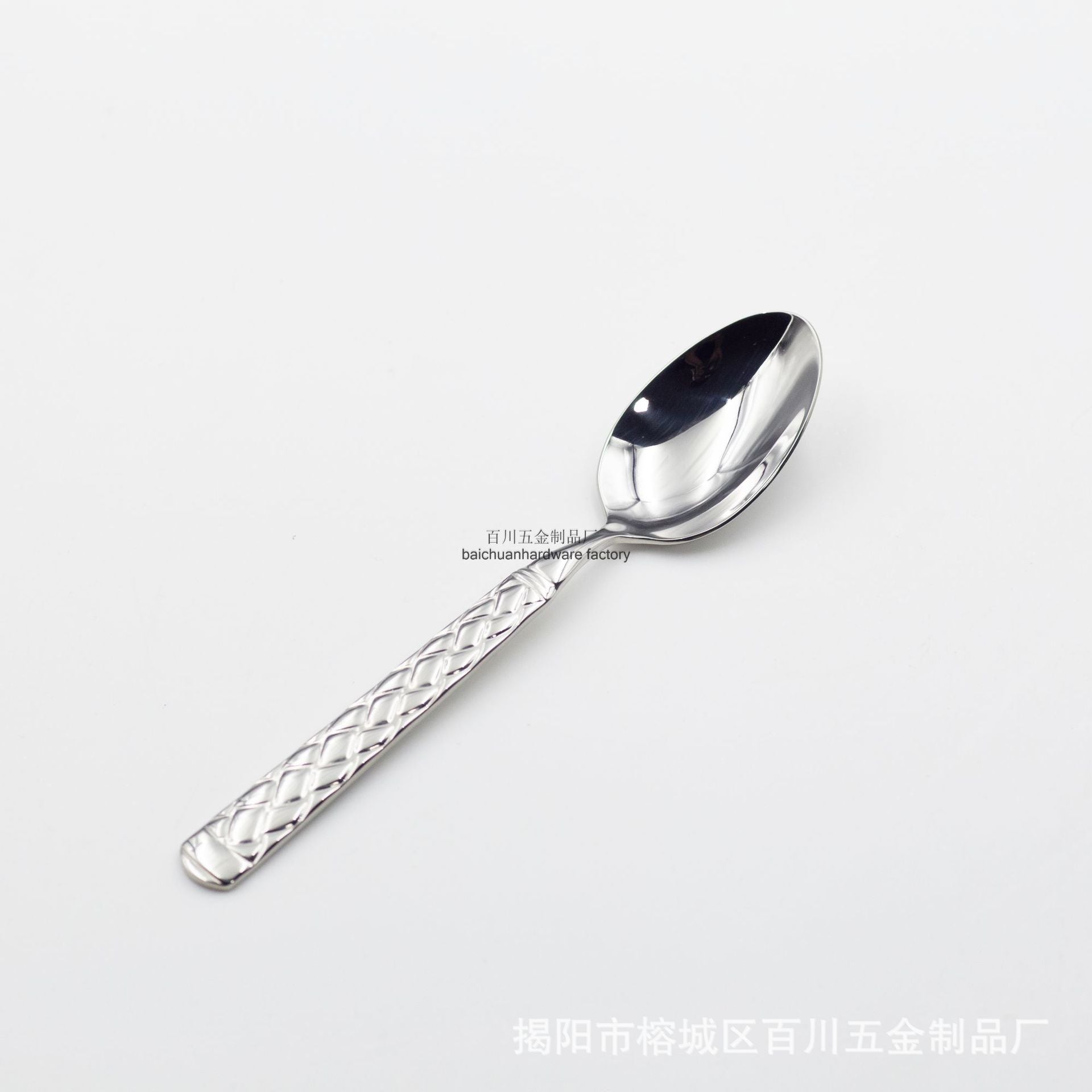 304Stainless Steel Knife Fork Spoon Thickened Forged Relief Tableware Western Steak Knife Fork Dessert Spoon4Piece Suit - 图片 8