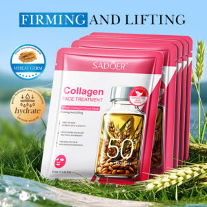 Cross-border Face Mask25ml Plant Series Wheat Olive Moisturizing Hydrating Mask Export Manufacturer Wholesale