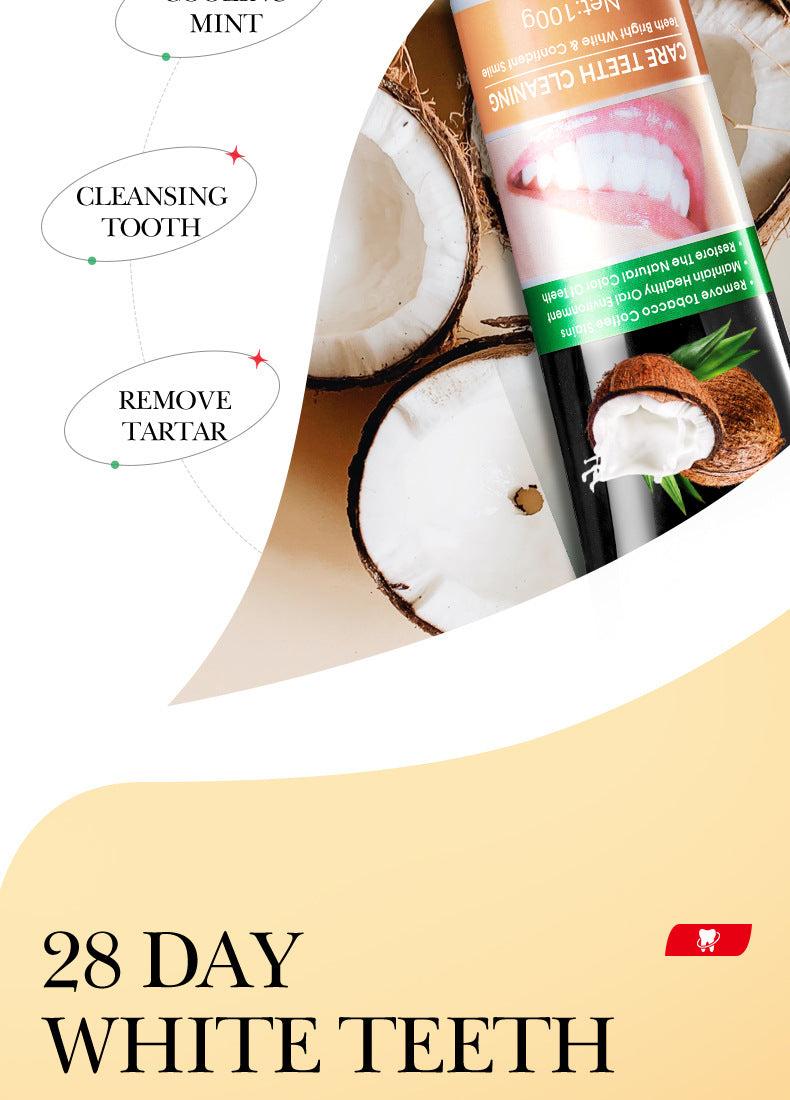 Toothpaste SADOER Vitamin C Coconut Oral Care Gum Protection Wholesale Live Streaming - 图片 19