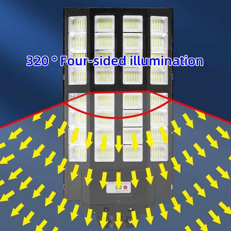 Solar Street Light Outdoor Rainproof Garden Light High Brightness Intelligent Human Body Sensor Factory Road LED Street Light - 图片 5