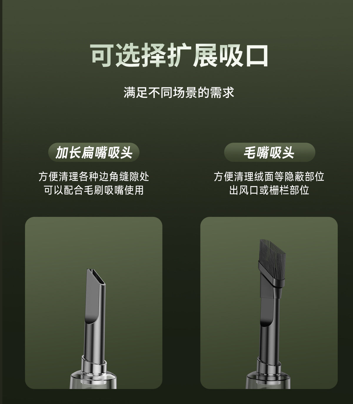 Car Wireless Handheld Vacuum Cleaner Mini Household High Power Wet and Dry Desktop Portable Small Vacuum Cleaner - 图片 23
