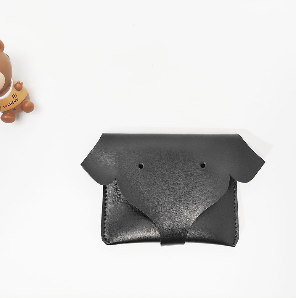 Guangzhou Factory Genuine Leather Cartoon Little Elephant Coin Purse Simple Card Bank Card Advertising Promotional Gift Trendy Product - 图片 11