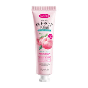 Peach Lactobacillus Hand Cream SADOER Nourishing Autumn and Winter Anti-Dry Crack Hand Cream Cross-Border Foreign Trade Wholesale