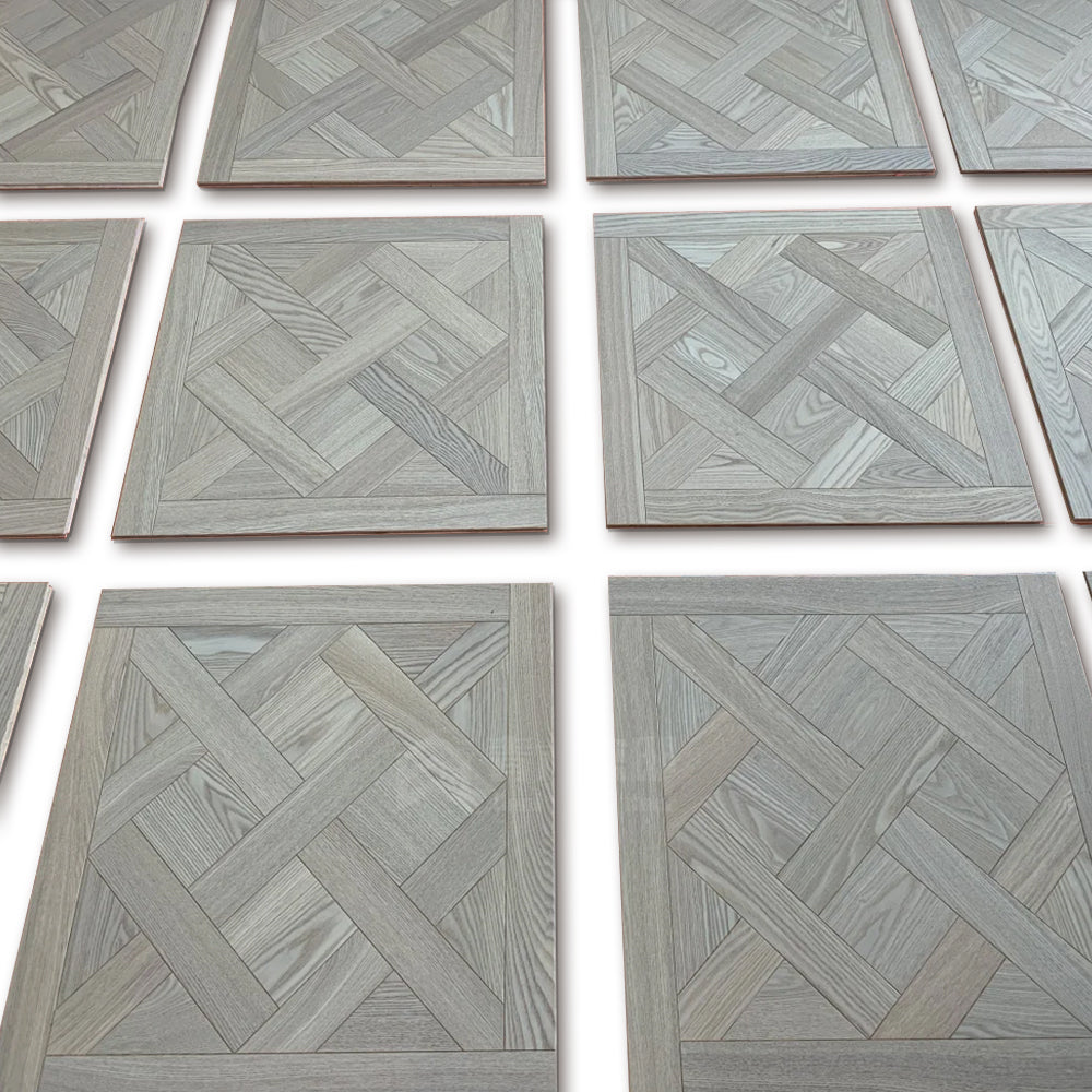 15mm Custom Square Manchurian Ash Parquet Flooring | Multi-Layer Engineered Waterproof Anti-Slip Outdoor Luxury Apartments - 图片 16