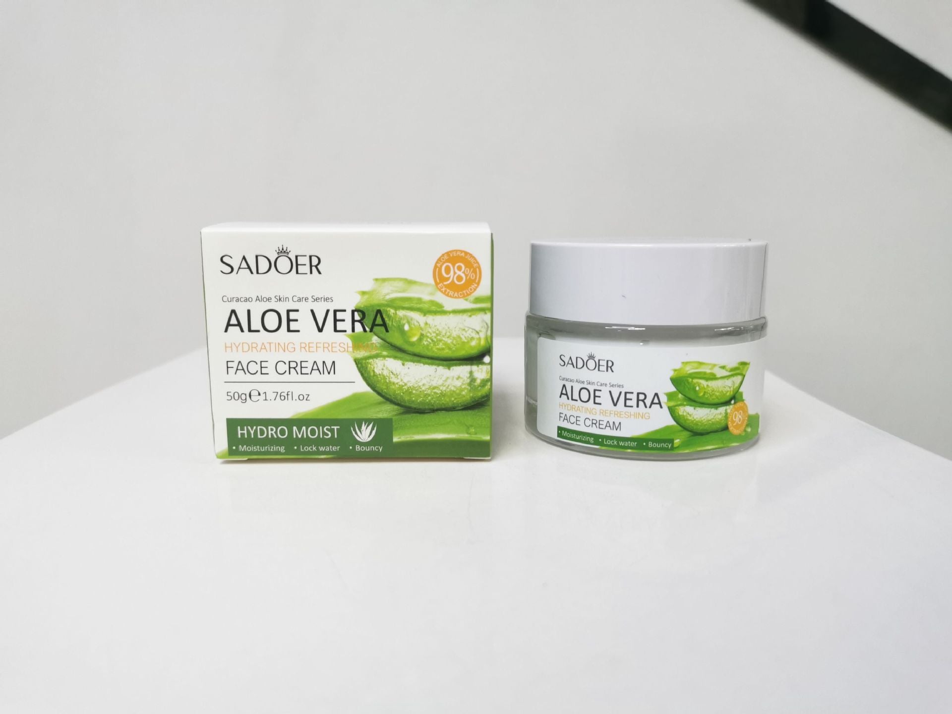 Aloe Vera Skincare Set SADOER Cleansing, hydrating, moisturizing, and nourishing foreign trade manufacturer wholesale - 图片 12