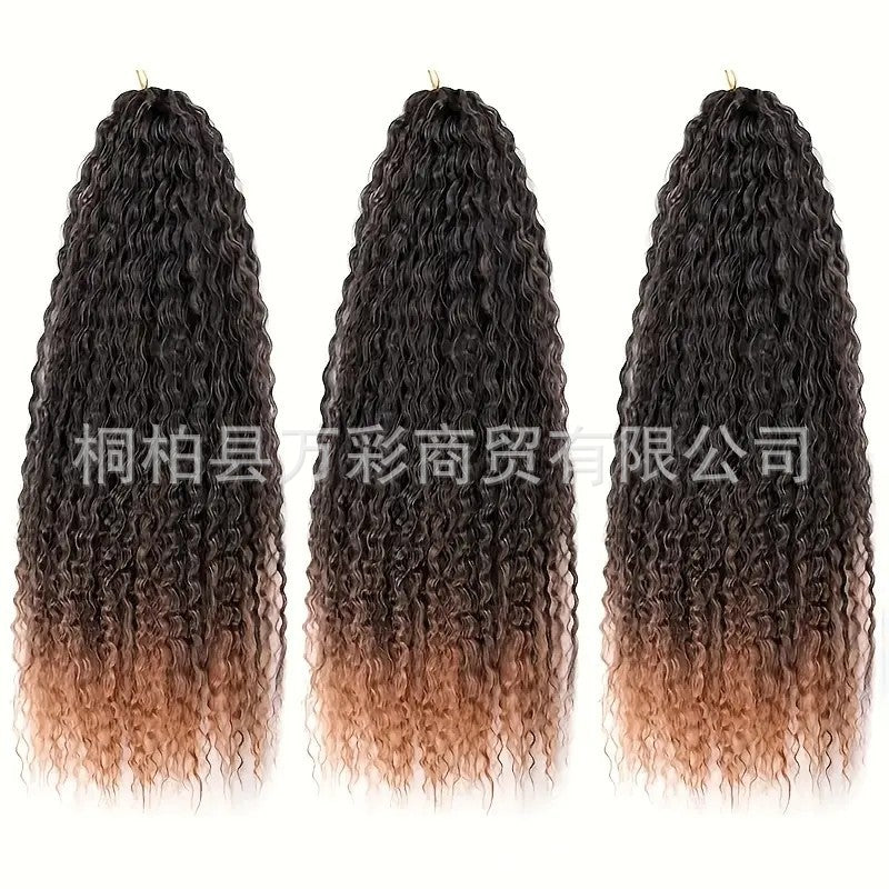 Cross-border Wig Hot Item Afro Kinky Curly Crochet Hair High Temperature Silk Crochet Hair - 图片 14
