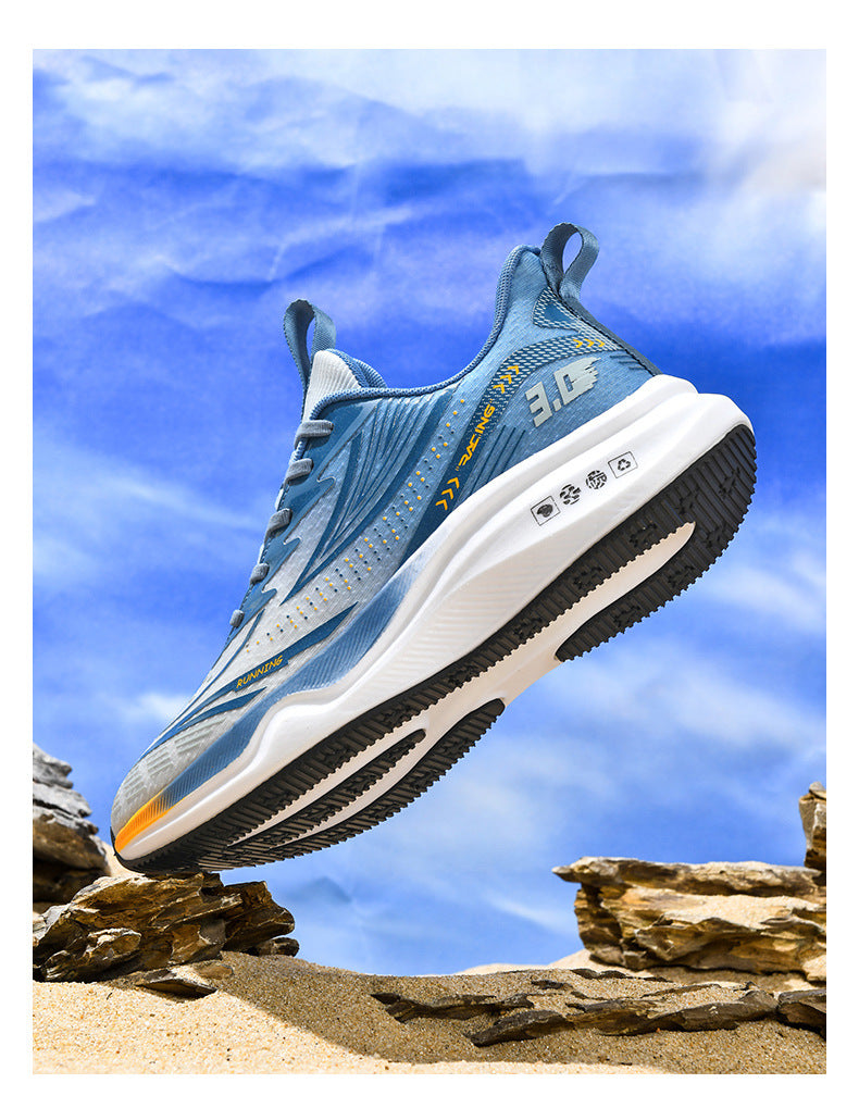 New Summer Lightweight Wear-resistant Men's Running Shoes Carbon Plate Non-slip Sports Shoes Casual Fashion Shoes - 图片 25