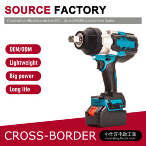 Manufacturer Cross-Border Foreign Trade Cordless Lithium-Ion Impact Wrench High Torque Woodworking Framing Automotive Repair Air Gun Screwdriver
