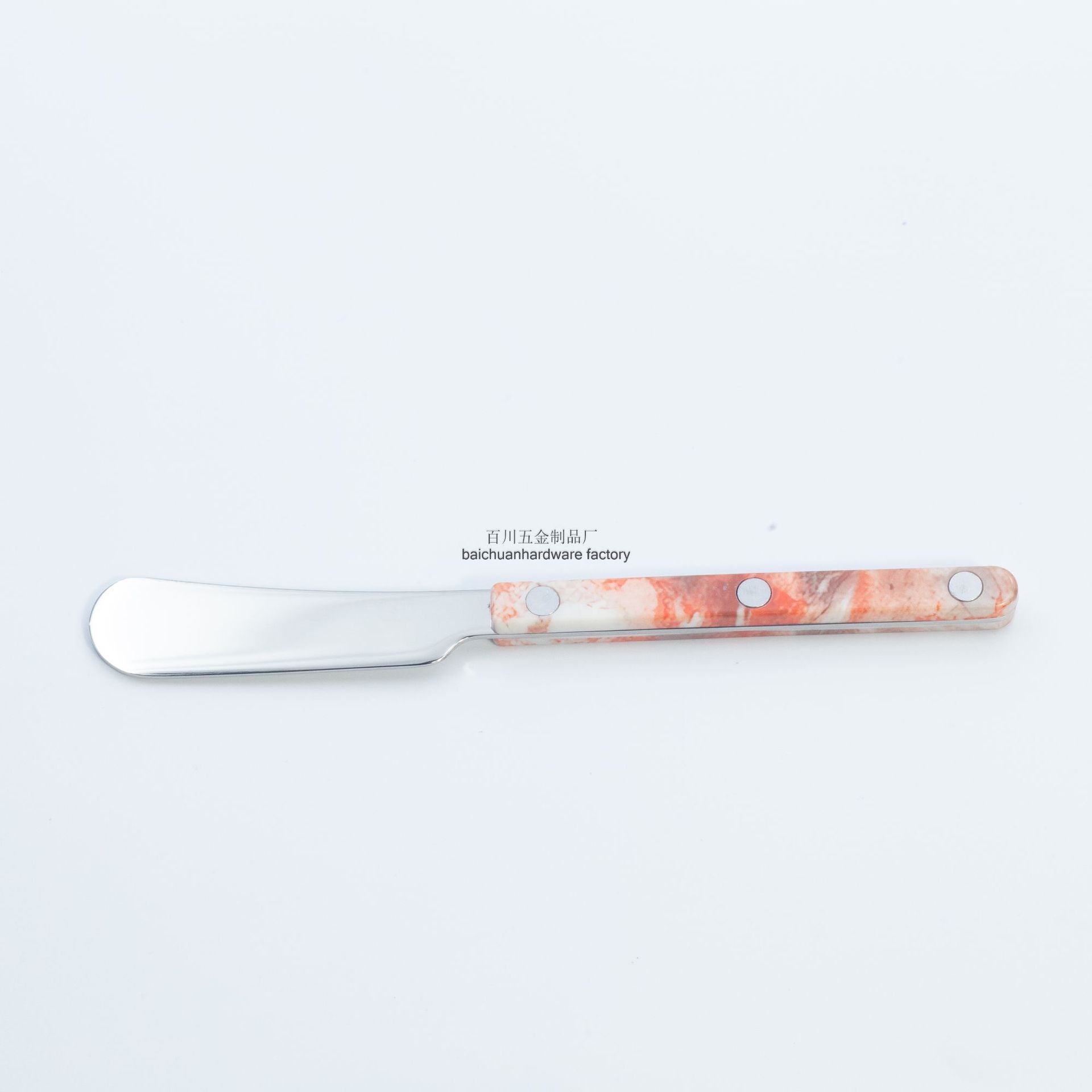 Marble Handle Western Tableware Set ABS Butter Fork Spoon Clip Handle Cheese Knife Dessert Chopsticks Spoon Fork - 图片 19