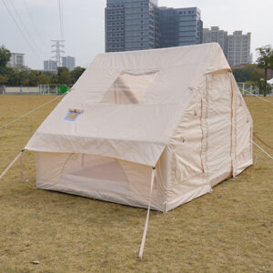 6㎡Custom Inflatable Camping Tent Outdoor Rainproof Thickened Luxury Camping Small House Tent3-4People