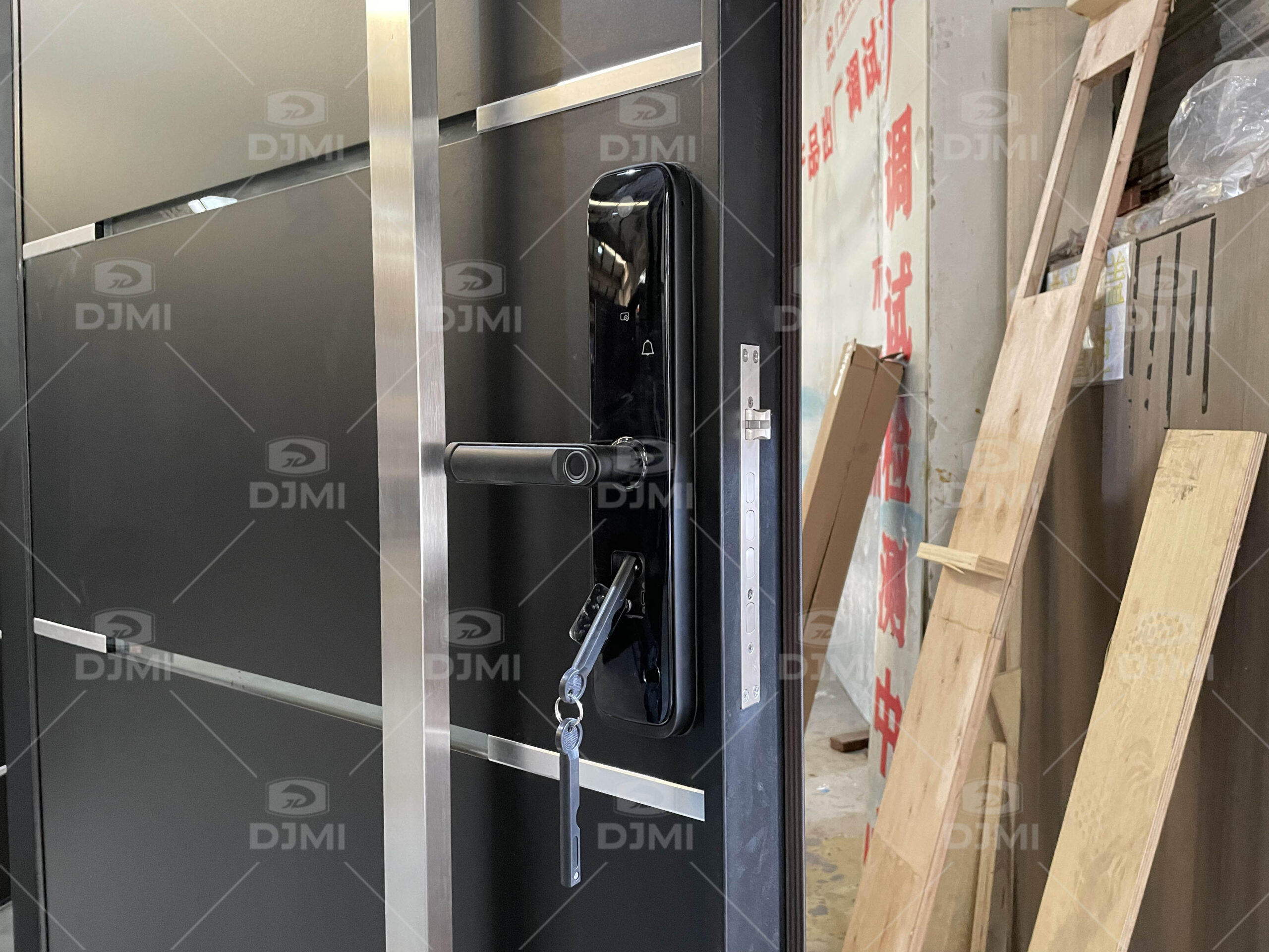 High Quality Single Exterior Modern Entrance Front Security Door Villa Entry Steel Double MainSteel Door for House - 图片 3