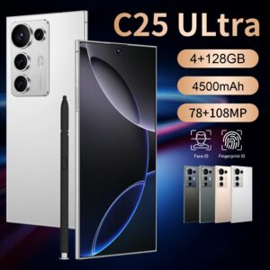 Exclusive Supply C25 Ultra Smartphone7.3Large Screen4+128Android Phone Source Factory AliExpress