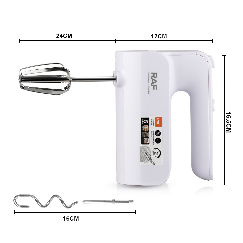 Electric Egg Beater for Home Use, Dough Kneading, Baking, Small Cake Mixer, Automatic Egg Beater, Cream Mixer R.6653 - 图片 8