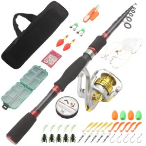 Carbon Fiber Telescopic Lure Rod Short Section Telescopic47Centimeter sea rod can be used FBA Overseas Warehouse Fishing Gear