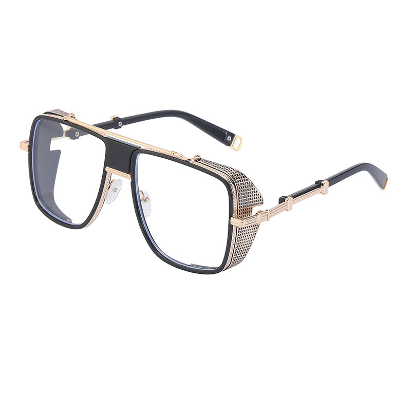 European and American Steampunk Sunglasses for Men, UV Protection, Full Coverage, Sunscreen Sunglasses for Women, Trendy Wholesale Glasses - 图片 8