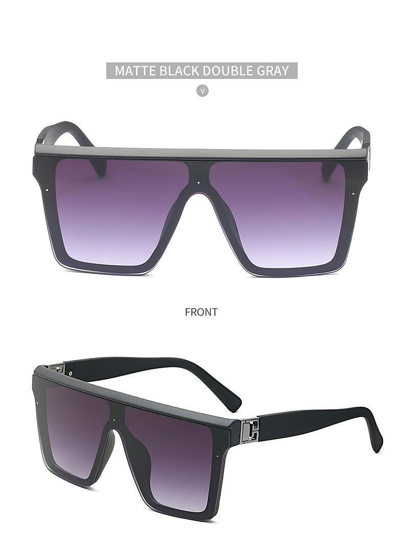 2025New Fashion Sunglasses for Women, Internet Celebrity Style, Large Square Frame Sunglasses for Men, Trendy sunglasses - 图片 27