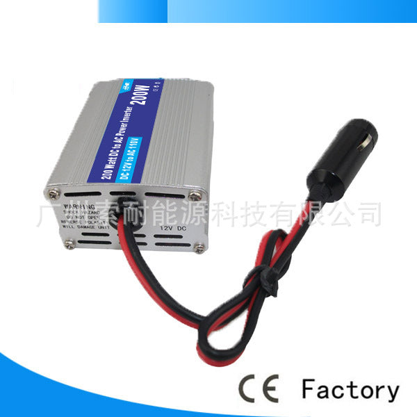 200W Vehicle Inverter12V Turn110V Amazon AliExpress wish lazada Platform Export - 图片 3