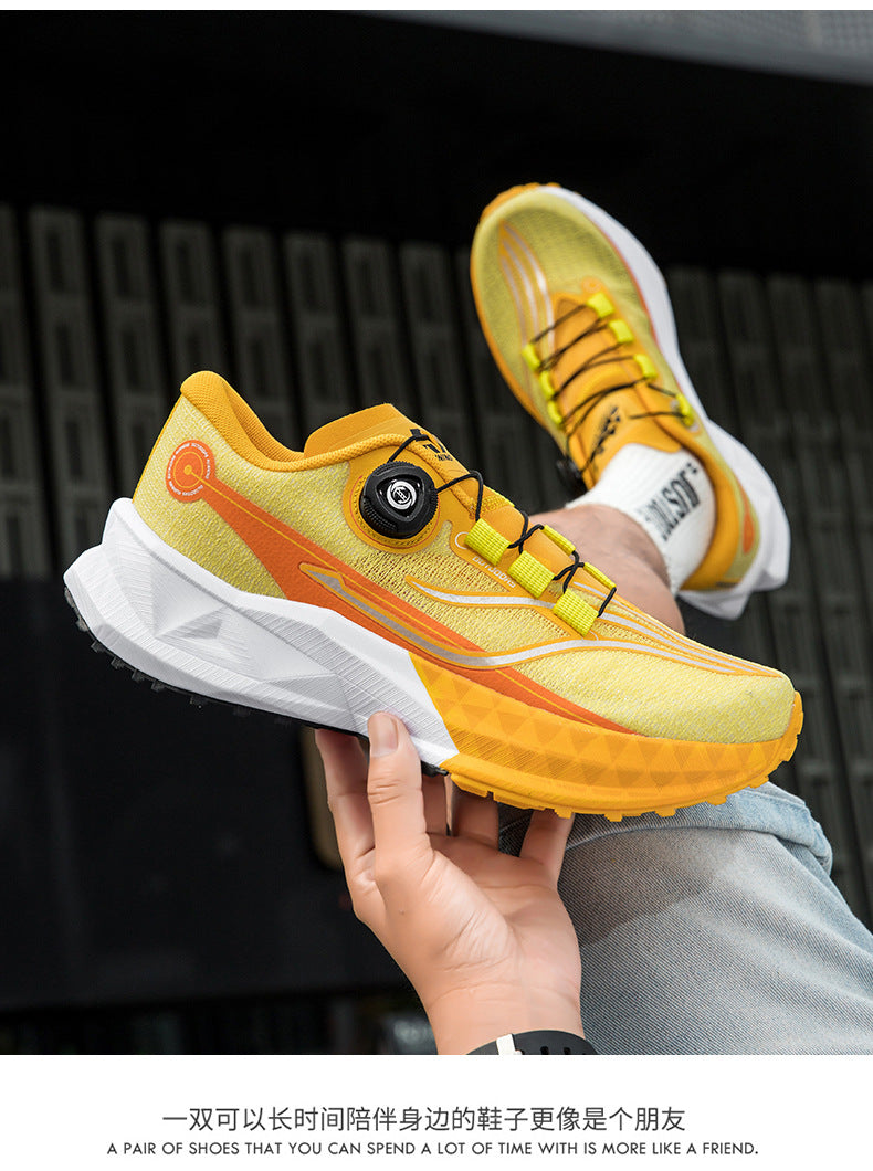 Full Palm Carbon Plate Sports Running Shoes Double Layer Popcorn Outdoor Trail Running Shoes Marathon Men's and Women's Shoes - 图片 48