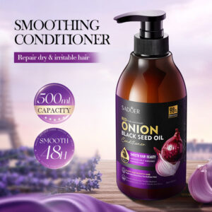 Onion Black Seed Oil Smooth Conditioner SADOER Smooth and Silky Hair Conditioner Cross-Border Wholesale