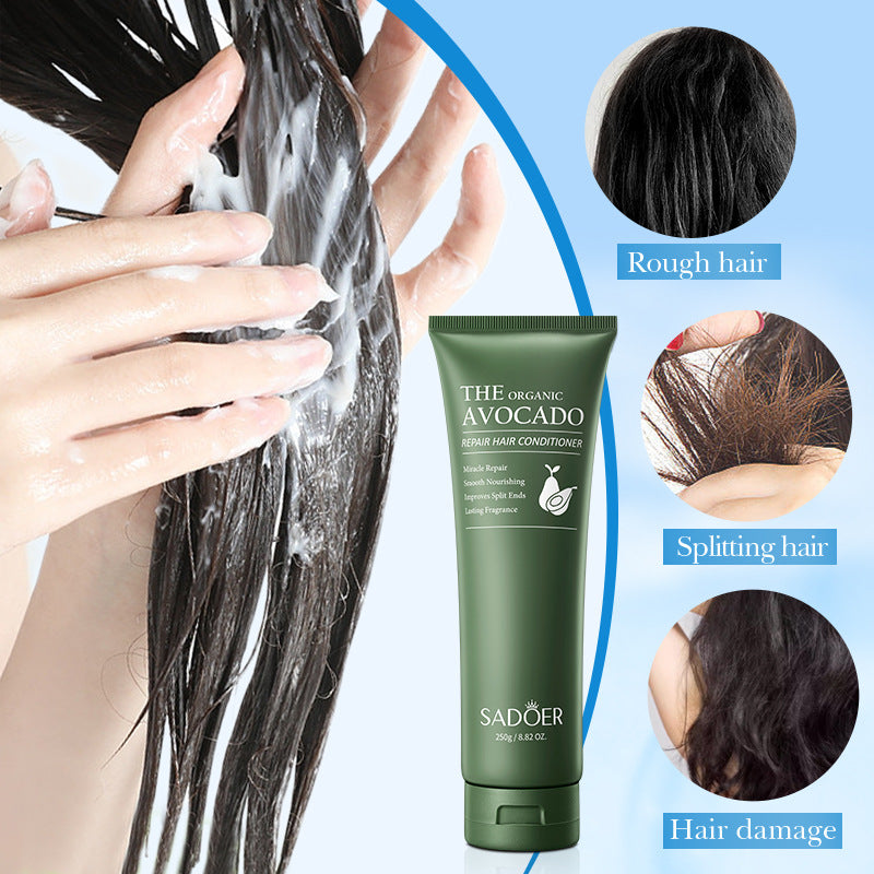Avocado Smooth Conditioner250g SADOER Cross-border foreign trade wholesale of frizz improvement conditioner - 图片 3