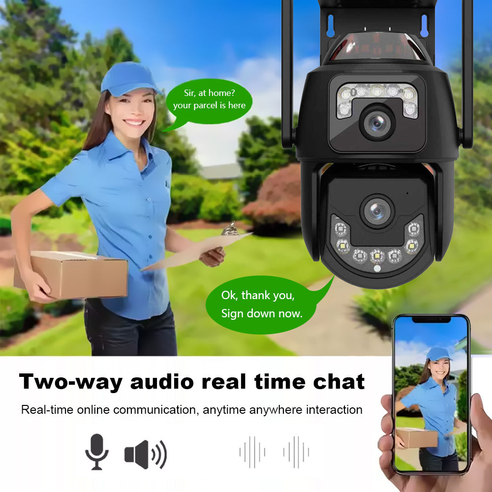 QL99All-weather recording waterproof solar-powered surveillance camera600High Definition Remote Intercom4G Surveillance Camera - 图片 7