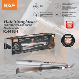 RAF EU Standard Hair Straightener Curler Negative Ion Hair Straightener Home Use Volumizing Hair Root Straightening Iron