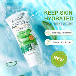 Aloe Vera Skincare Set SADOER Cleansing, hydrating, moisturizing, and nourishing  foreign trade manufacturer wholesale