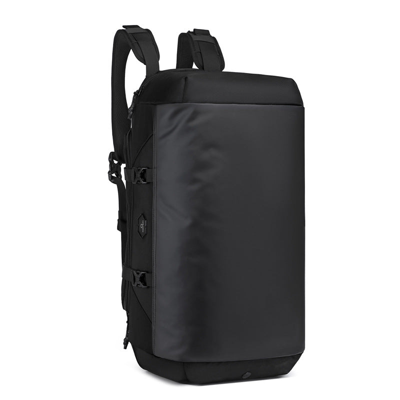 New Men's Travel Bag Large Capacity Sports Fitness Bag Waterproof Handheld Multifunctional Short Trip Backpack Yoga Bag - 图片 3