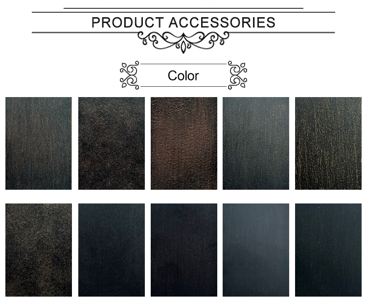 Modern House Exterior Door Double Tempered Glass Door Entry Wrought Iron Door Design - 图片 11