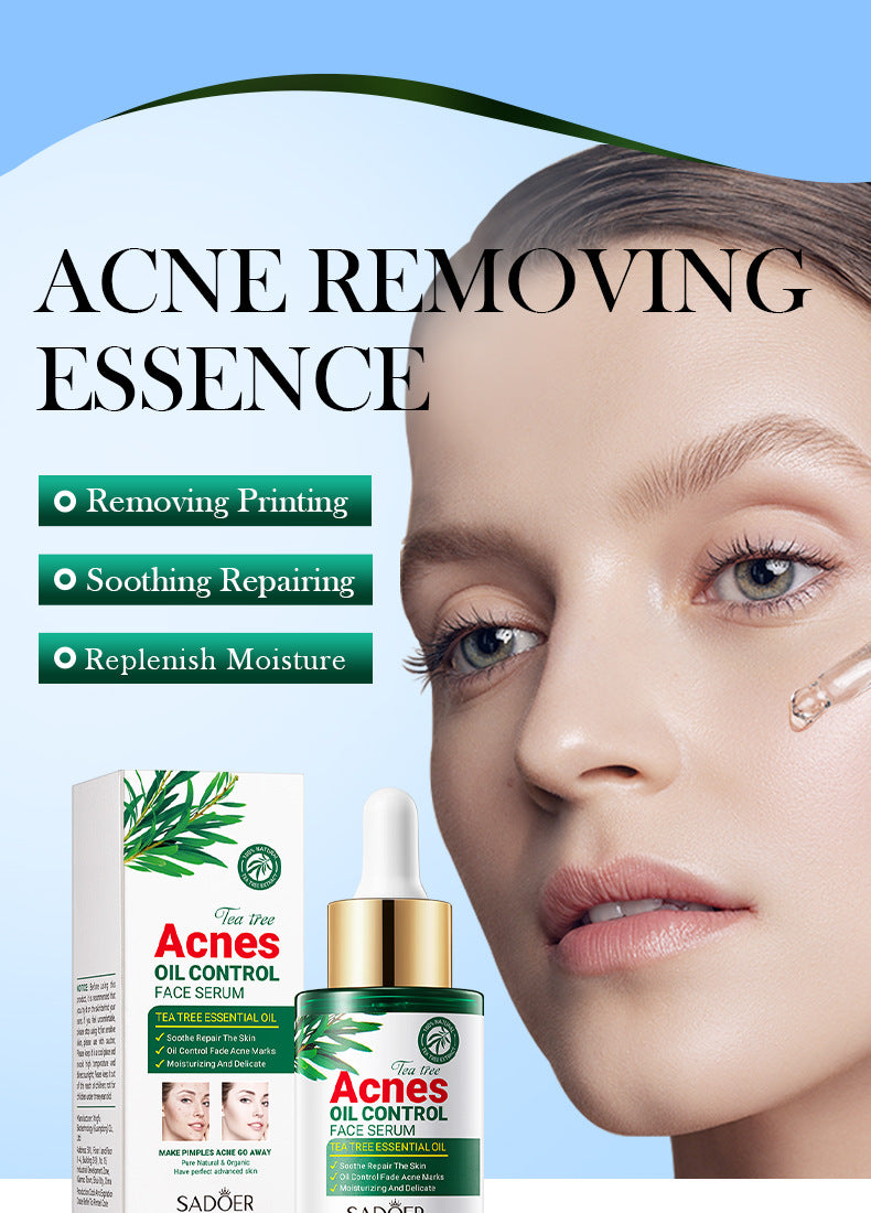 Tea Tree Essence30ml SADOER Moisturizing and refreshing cross-border foreign trade wholesale - 图片 7