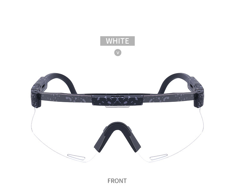 New European and American Style Colorful Outdoor Cycling Windproof Sunglasses for Men and Women Integrated Sports Sun Protection Sunglasses - 图片 27