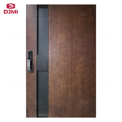 Customized New Front Security Big Modern Villa House Solid Wood Pivot Doors Exterior Wooden Door Main Entrance - 图片 7