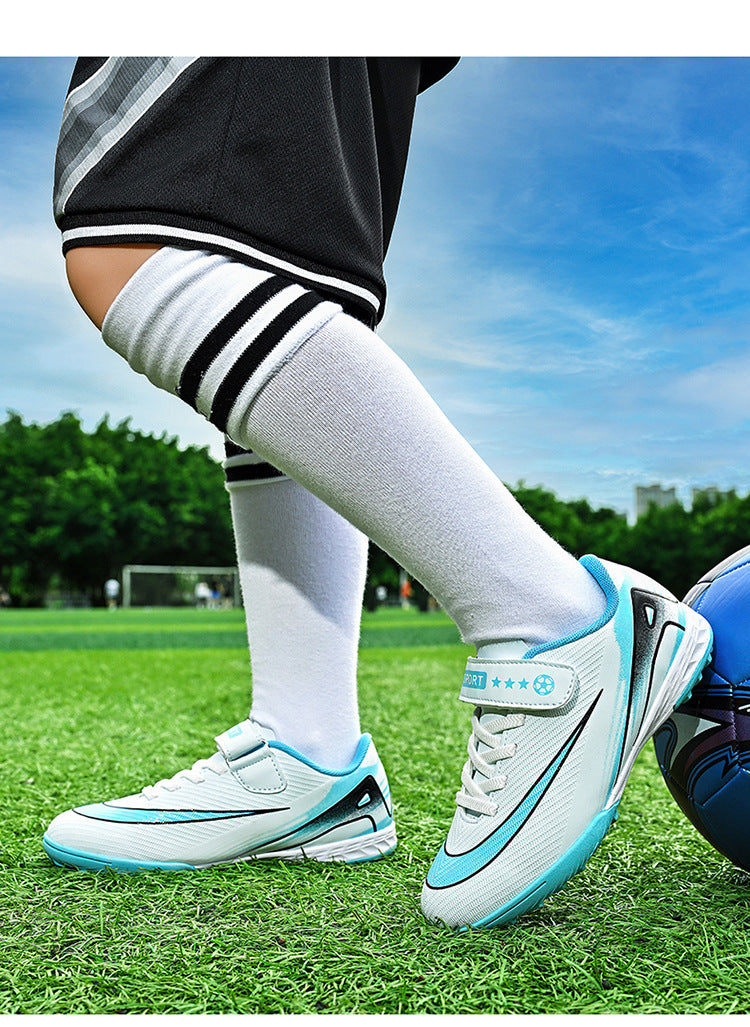 2025World Cup Children's Soccer Shoes Boys Youth Students Girls Spike Long Spike Competition Training Sports Shoes - 图片 29