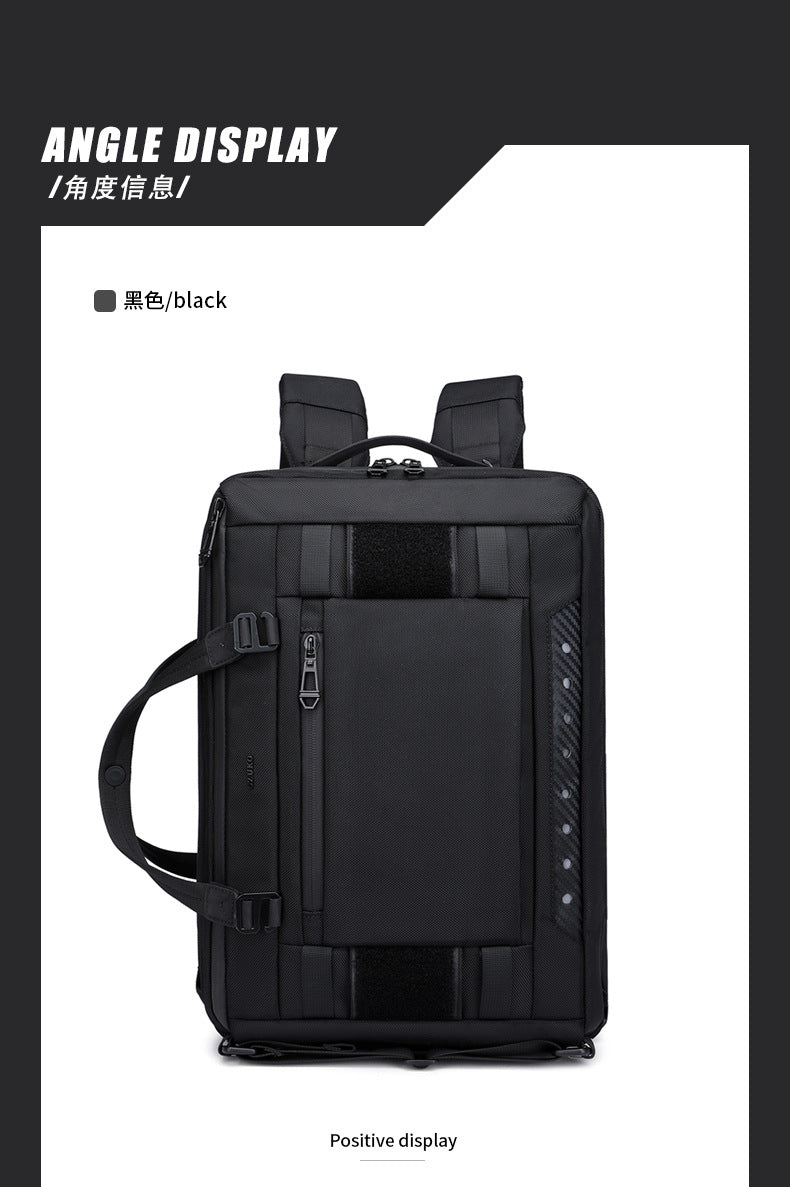 Business Computer Backpack Men's Multifunctional Large Capacity Waterproof Commuting Backpack Shoulder Portable Computer Bag - 图片 22
