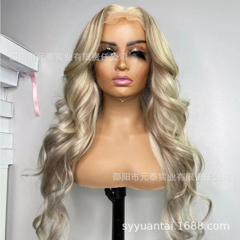 Highlight Honey Blonde Loose Wave Lace Front Wigs for Women - 图片 21
